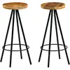 Image de VidaXL - Chaises de bar mangue solide