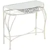 Image de vidaXL Table d'appoint français - Blanc 82x39x76 cm