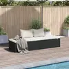 Image de vidaXL Lit de jardin - Noir