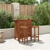Image de vidaXL Table de bar Bois d'acacia 110x50x105 cm