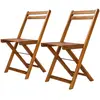 Image de vidaXL Chaises de bistro d'extérieur lot de 2