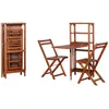 Image de vidaXL Mobilier bistro pliable 3 pcs Bois d'Acacia
