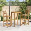 Image de vidaXL Tabourets de bar lot de 2 - Acacia massif