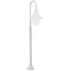 Image de vidaXL Lampadaire Jardin 120 cm Blanc