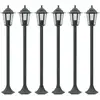 Image de vidaXL Lampe de jardin à piquet - Vert foncé