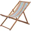 Image de vidaXL Chaise pliable de plage multicolore