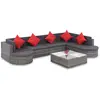 Image de vidaXL Salon de jardin 8 pcs
