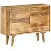 Image de vidaXL Buffet Bois massif de manguier 90x30x69 cm