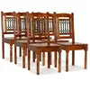 Image de VIDAXL Chaises à manger bois - Marron Classique