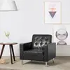 Image de VIDAXL Fauteuil - Noir similicuir
