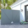Image de VIDAXL Auvent latéral pliable de terrasse 300 x 200 cm - Gris