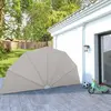 Image de vidaXL Auvent latéral pliable de terrasse Crème 200 cm