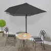 Image de vidaXL Parasol de balcon Anthracite