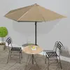 Image de vidaXL Parasol balcon Taupe 300x155 cm