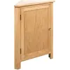 Image de Armoire d'angle vidaXL Bois de chêne massif