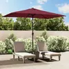 Image de vidaXL Parasol Métal Rouge Bordeaux 300x200 cm