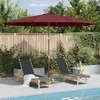Image de vidaXL Parasol extérieur 350 cm - Bordeaux