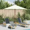 Image de vidaXL Parasol Bois - Sable 150x200 cm