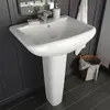 Image de vidaXL Lavabo autoportant - Blanc