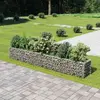 Image de vidaXL Lit surélevé à gabion vidaXL 360x50x50 cm