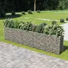 Image de vidaXL Lit surélevé à gabion - 450 cm