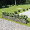Image de vidaXL Lit surélevé à gabion Acier Galvanisé