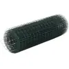 Image de vidaXL Grillage acier PVC 25x0,5 m - Vert