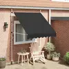 Image de vidaXL Auvent manuel rétractable - Anthracite