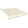 Image de vidaXL Toile d'auvent Crème 350x250 cm