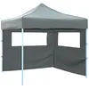 Image de vidaXL Tente de réception pliable 3x3 m Anthracite