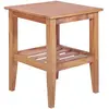 Image de Vidaxl Table basse en teck solide - 40x40x50 cm