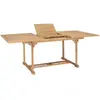 Image de vidaXL Table de jardin extensible 150-200x100 cm teck