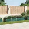 Image de vidaXL Lit de Jardin - Vert 320x80x45 cm