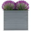 Image de vidaXL Jardinière gris 44852
