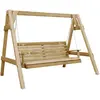 Image de vidaXL Balancelle de jardin en pin 205 cm