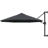 Image de vidaXL Parasol Mural - Anthracite - 300 cm