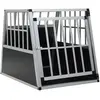 Image de vidaXL Cage pour chien 65x91x69,5 cm - Aluminium et MDF