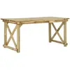 Image de vidaXL Table de jardin - Bois de pin