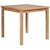 Image de vidaXL Table de jardin bois de teck solide