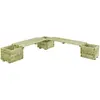 Image de VidaXL Banc de Jardin avec Jardinières Pin Imprégné