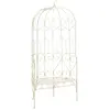 Image de vidaXL Banc jardin fer 95 cm blanc antique