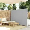 Image de VIDAXL Auvent latéral rétractable - Gris/Vent 160 x 500 cm