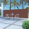 Image de VIDAXL Auvent latéral rétractable 160 x 500 cm - Marron