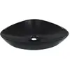 Image de Lavabo vidaXL - Noir - 58,5 x 39 x 14 cm