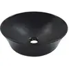 Image de VidaXL Lavabo rond Céramique Noir