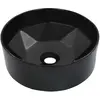 Image de VidaXL Lavabo Rond Céramique - Noir
