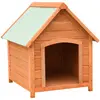 Image de vidaXL Niche pour chien en bois de pin et sapin