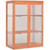 Image de VidaXL Serre Bois et PC 75x47x109 cm