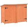 Image de vidaXL Abri de stockage de jardin 128x42x91 cm - Bois