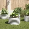 Image de vidaXL Lit de Jardin - Argenté 80x80x44 cm